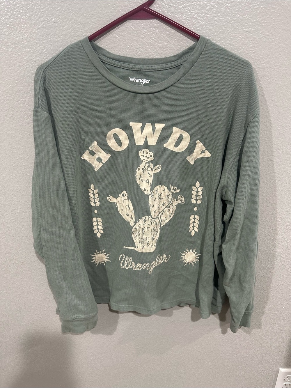 Wrangler western waffle tshirt